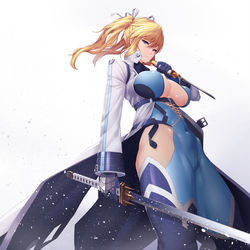 This is a pixiv picture whose title is 対魔忍紅.