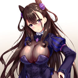 This is a pixiv picture whose title is 紫式部(スカート無しver.).