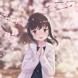 This is a pixiv picture whose title is 花・吹雪.