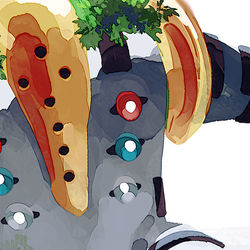 This is a pixiv picture whose title is レジギガス.