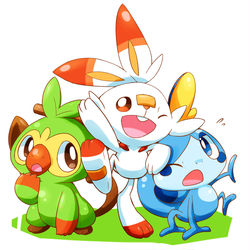 This is a pixiv picture whose title is ガラル.
