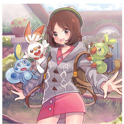 This is a pixiv picture whose title is Sword　Shield.
