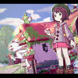This is a pixiv picture whose title is ポケモン剣盾.