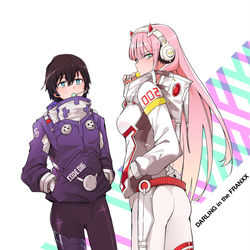 This is a pixiv picture whose title is ダリフラ　0216.