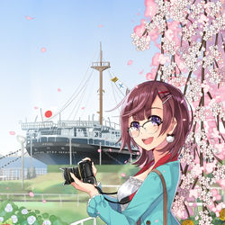 This is a pixiv picture whose title is 氷川丸.