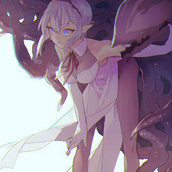 This is a pixiv picture whose title is 【PFLS】美【灰色熊の戦い】.