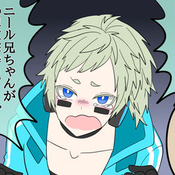 This is a pixiv picture whose title is GE3頭のネジが飛んでる落書き詰め.