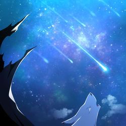 This is a pixiv picture whose title is 【PFLS】星に歌.