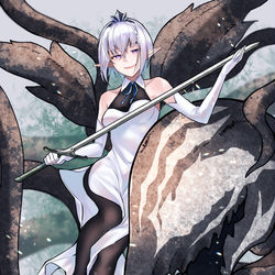 This is a pixiv picture whose title is 【PFLS】古木の枝【灰色熊の戦い】.