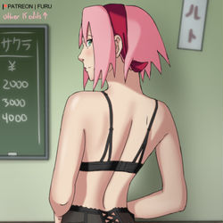 This is a pixiv picture whose title is Sakura in secret room.