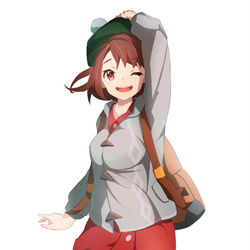 This is a pixiv picture whose title is 剣盾女主人公ちゃん.