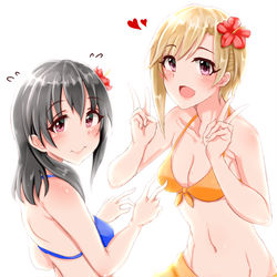 This is a pixiv picture whose title is ゆみちゃんはじめちゃん.