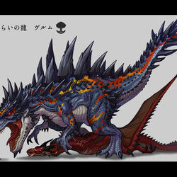 This is a pixiv picture whose title is 【PFLS】龍喰らいの龍　ヴルム【エルダーグラン】.