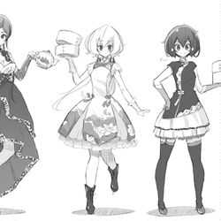 This is a pixiv picture whose title is フランシュシュ華ロリ部.