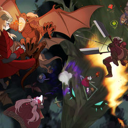 This is a pixiv picture whose title is 【PFLS】戦花火.