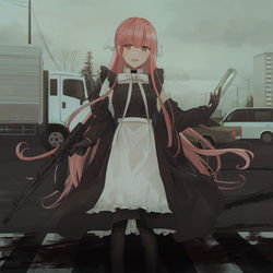 This is a pixiv picture whose title is 事故.