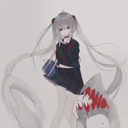 This is a pixiv picture whose title is こないで.