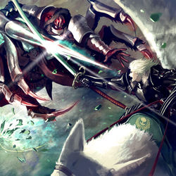 This is a pixiv picture whose title is 【PFLS】嵐影は広ぐ【ホースヒルの戦い】.