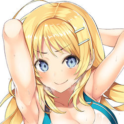 This is a pixiv picture whose title is 前回からの運動後のめぐるさん.