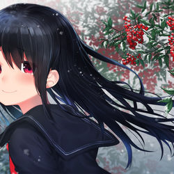 This is a pixiv picture whose title is 泣いた君と、南天燭.