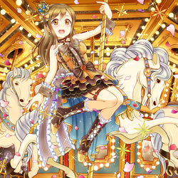 This is a pixiv picture whose title is 花丸✿誕～光のメリーゴーランド～.