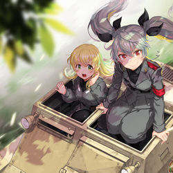 This is a pixiv picture whose title is アンツィオ高校.