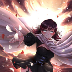 This is a pixiv picture whose title is Summer Rose.