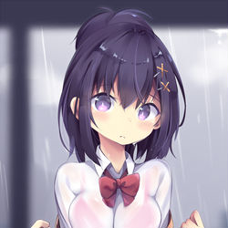 This is a pixiv picture whose title is 👿水も滴る良い悪魔👿.