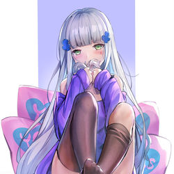 This is a pixiv picture whose title is HK416＆スプリングフィールド.