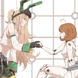 This is a pixiv picture whose title is First meeting.