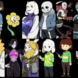 This is a pixiv picture whose title is UNDERTALE.