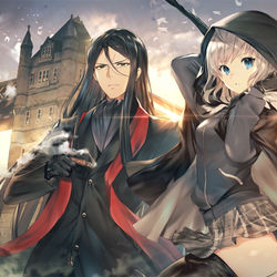 This is a pixiv picture whose title is ロード・エルメロイII世in London.