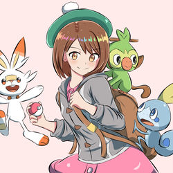 This is a pixiv picture whose title is Pokemon Sword & Shield.