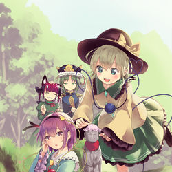 This is a pixiv picture whose title is 閻魔様は地蔵に戻りたい.