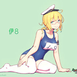 This is a pixiv picture whose title is 伊8.