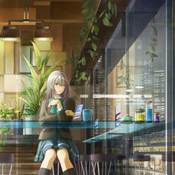 This is a pixiv picture whose title is 2078年10月・長崎市街.
