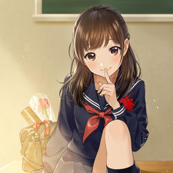 This is a pixiv picture whose title is Graduation.