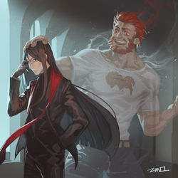 This is a pixiv picture whose title is やれやれだぜ.