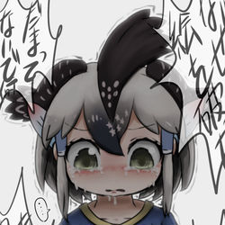 This is a pixiv picture whose title is 感情に任せてキュルルかがくれた絵を破いてしまったGロードランナー.