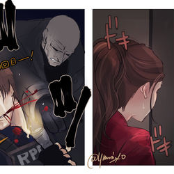 This is a pixiv picture whose title is バイオ RE2.