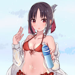 This is a pixiv picture whose title is 水着かぐや様.