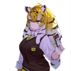 This is a pixiv picture whose title is アムールトラ.