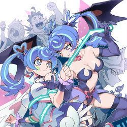 This is a pixiv picture whose title is はばたけブルエン【3P再録】.