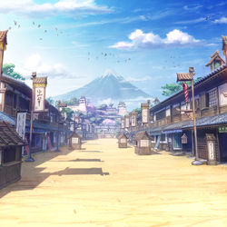 This is a pixiv picture whose title is 誠-Live for Justice-／浦島坂田船_江戸城下町.