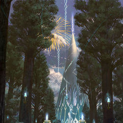 This is a pixiv picture whose title is 【PFLS】精霊の隠れ里ミラディア【エルダーグラン】.