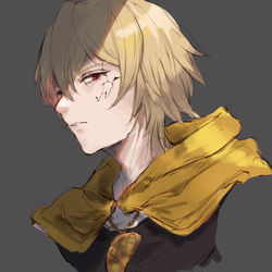 This is a pixiv picture whose title is 【PFLS】黄衣の賢者.