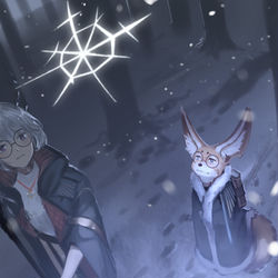 This is a pixiv picture whose title is 【PFLS非公式イベント】 帰郷の雪.