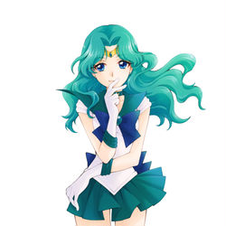 This is a pixiv picture whose title is セーラーネプチューン生誕祭.