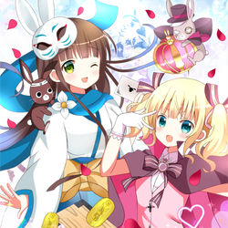 This is a pixiv picture whose title is ☆イナバとラパン☆.