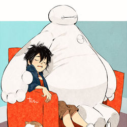 This is a pixiv picture whose title is ベイマックス・ズートピア.